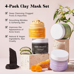 ANRCOLLECT vitamin-c-turmeric-clay-mask highlights brightening potential for uneven skin tone.