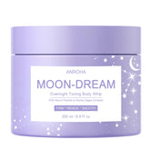 Anroha Moon Dream Overnight Toning Whip jar closeup showing creamy texture for firmer-looking skin.