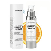 Anroha Vitamin C Serum bottle showing smooth hydration for mature skin.