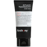 Anthony All-Purpose Facial Moisturizer jar closeup shows creamy hydration for daily dryness.