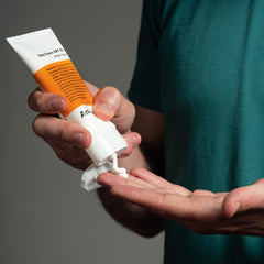 Anthony Day Cream SPF 30 texture close-up, non-greasy absorption suitable for all skin types.