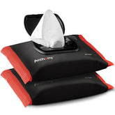 Anthony Glycolic Exfoliating Wipes bag front for on-the-go cleansing and brightening