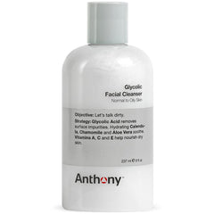 Anthony Glycolic Facial Cleanser bottle for daily cleansing and pore refresh.