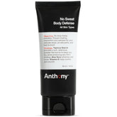 Anthony No Sweat deodorant tube close-up showcasing cream-to-powder formula for all-day dryness.