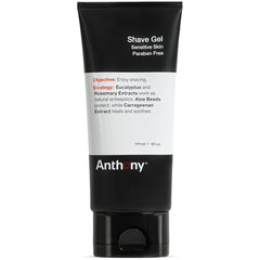 Anthony Shave Gel bottle for a smooth, irritation-free shave with aloe hydration