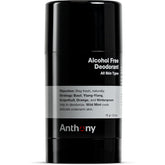 Anthony sport-strength deodorant stick application showing long-lasting odor protection for all-day wear