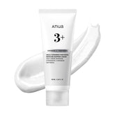 ANUA 3 Ceramide Panthenol Moisture Barrier Cream jar shows rich hydration for sensitive skin.