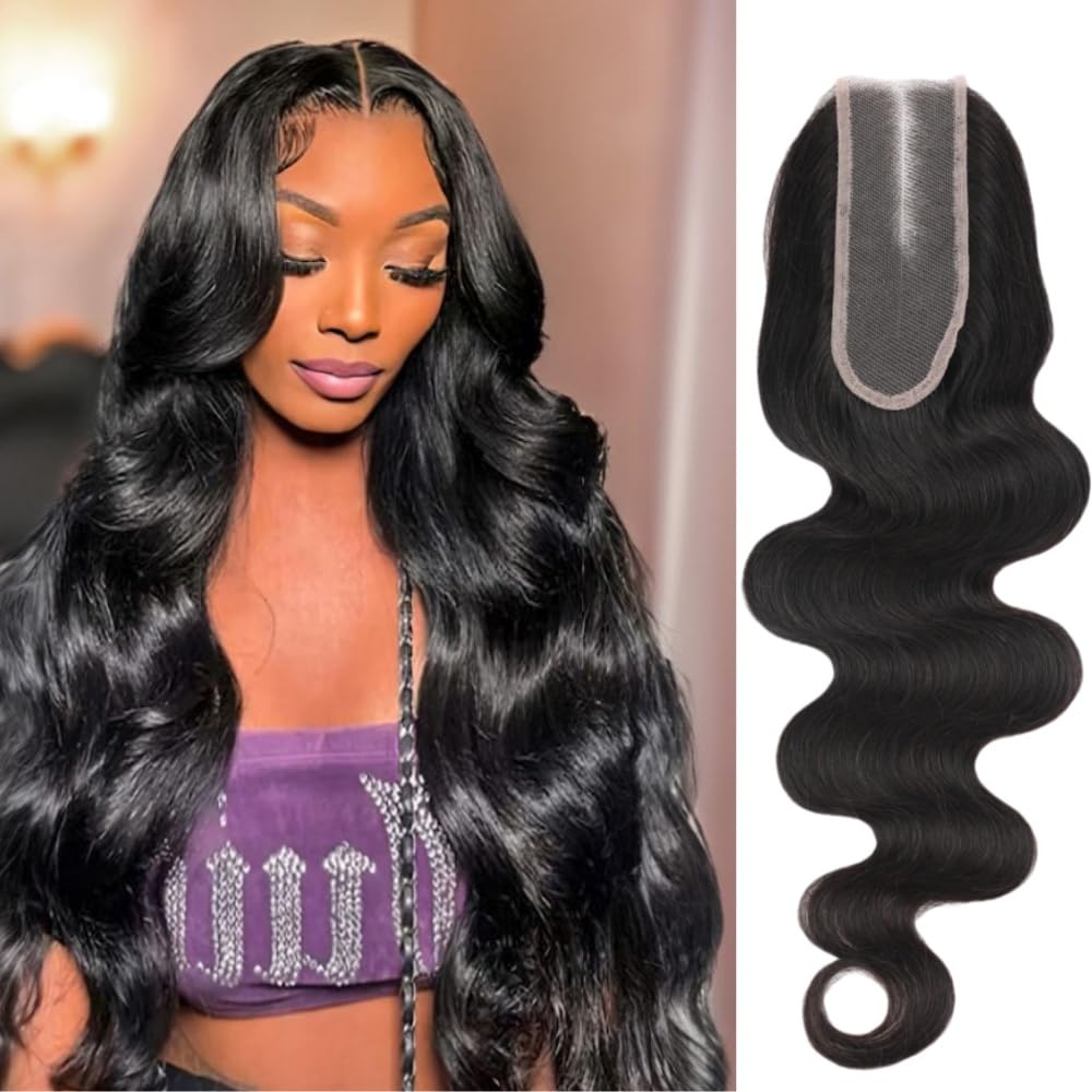 Anvnkl 2x6 HD lace closure front view showing natural hairline for seamless wear