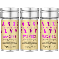 AnWoor wax stick hair application for targeted styling and neat results.