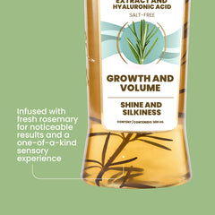 Anyeluz Rosemary Shampoo lather ready to cleanse and refresh scalp.