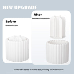 Anyoifax middle-compartment removable design simplifies cleaning and reconfiguration.