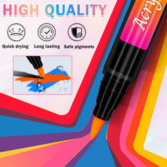 AOAZXBB paleta de colores vivos para uñas creativas.