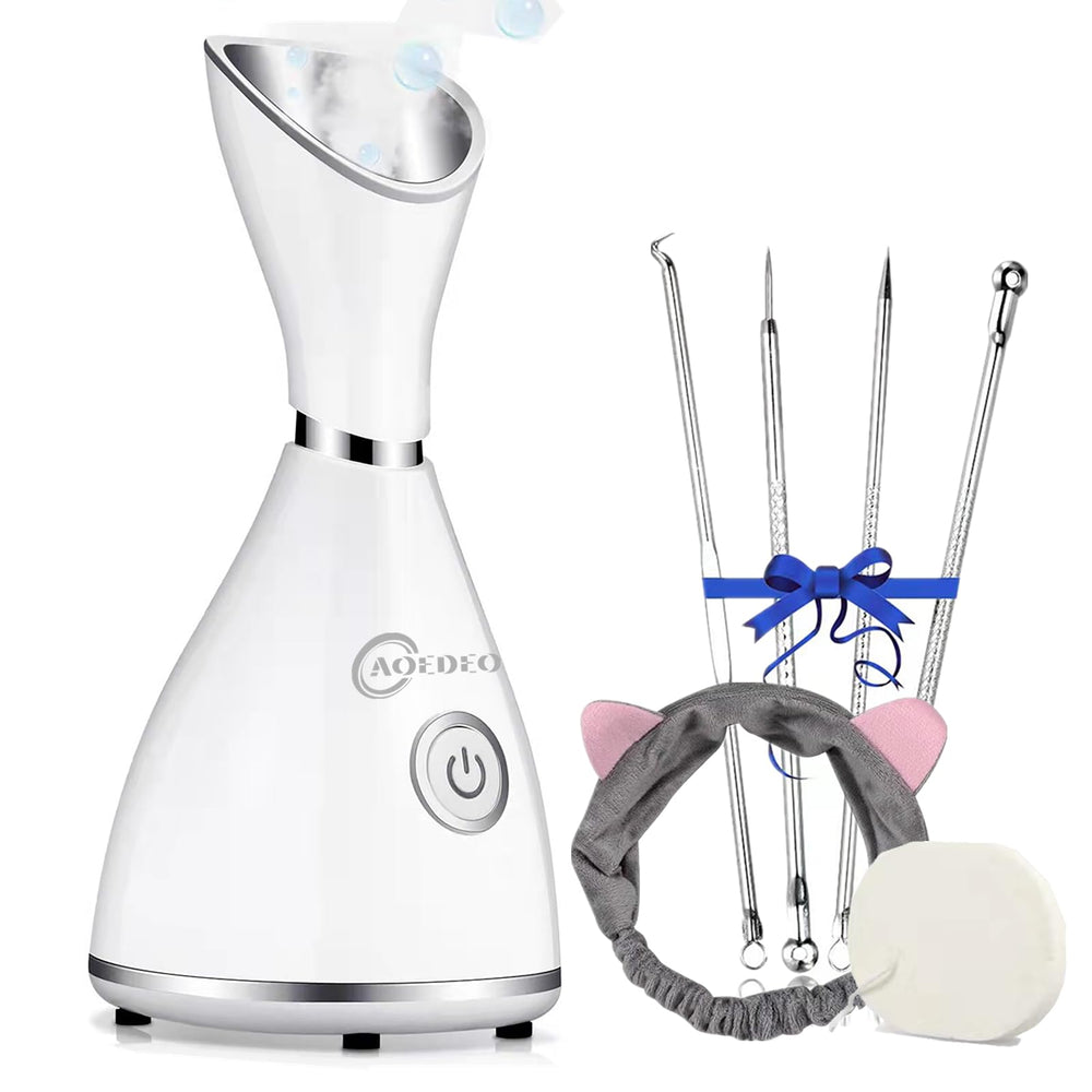 AOEDEO Nano Ionic Face Steamer closeup showing spa-grade hydration feel.