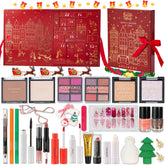 AOLIKOKO makeup advent calendar 2025 front cover shows festive packaging for holiday gifting.