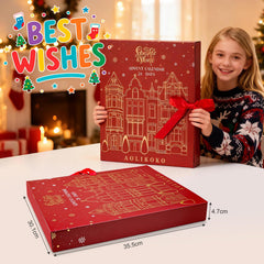 AOLIKOKO makeup advent calendar 2025 lipstick set provides color variety for seasonal outfits.