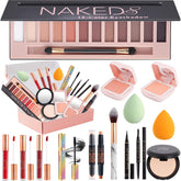 AOLIKOKO 12-color eyeshadow palette with rich pigments for versatile daily looks.