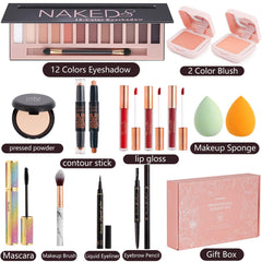 AOLIKOKO two-blush set adds rosy dimension for healthy-looking cheeks.