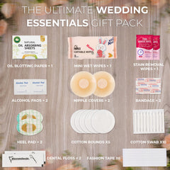 AOLRNALI bridal emergency kit stain removal wipes enable backstage cleanup, confidently.
