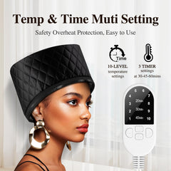 aopow heat cap timer modes demonstrating three session options