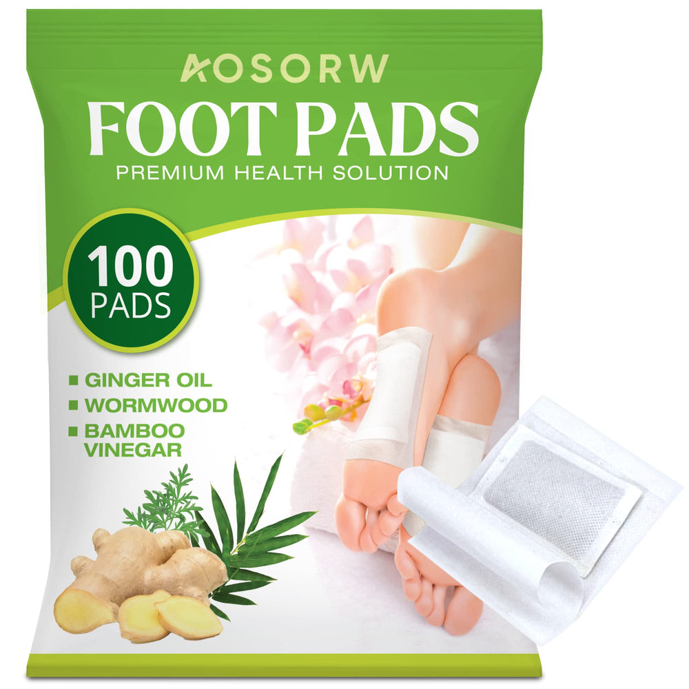 AOSORW ginger oil foot pads close-up for nighttime stress relief