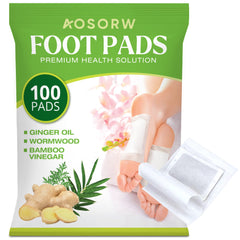 AOSORW ginger oil foot pads close-up for nighttime stress relief