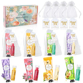Aottom bulk gifts set featuring hand cream and lip balm ready for gifting, ideal for wedding favors