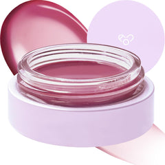 AOU Glowy Tint Balm packaging closeup highlights premium lip care and shade.
