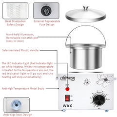 AOWOSA removable wax pot in use simplifies cleaning and maintenance