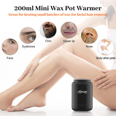 AOWOSA wax heater temperature control enables customizing heat for different wax types