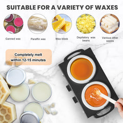 AOWOSA wax warmer digital control panel for precise heat setting.