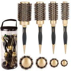 Aozzy round brush 25mm compact for precise blowouts and smooth root lift