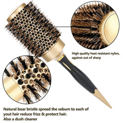 Aozzy round brush 43mm ideal for medium-length styles with glossy finish