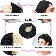 Aozzy silk sleep bonnet protecting hair overnight and reducing friction