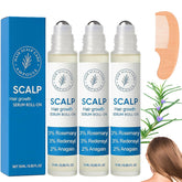Aparthy hair-growth-roll-on bottle with rosemary serum for targeted scalp care