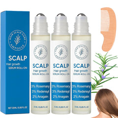 Aparthy hair-growth-roll-on bottle with rosemary serum for targeted scalp care