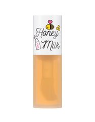 A'PIEU Honey & Milk Lip Oil bottle close-up delivering long-lasting moisture.