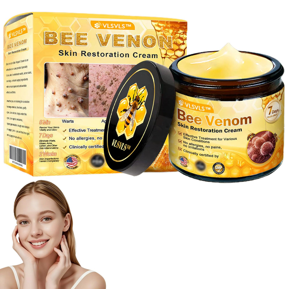 APKAPK VLSVLS Bee Venom Cream tube image showing firming action for smoother skin.