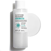 APLB Glutathione Niacinamide Toner bottle front shows hydration and glow potential