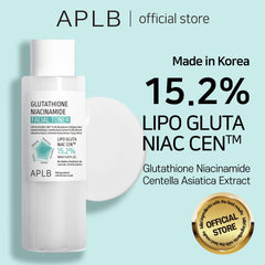 APLB Glutathione Niacinamide Toner closeup highlights nourishing formula for smoother skin
