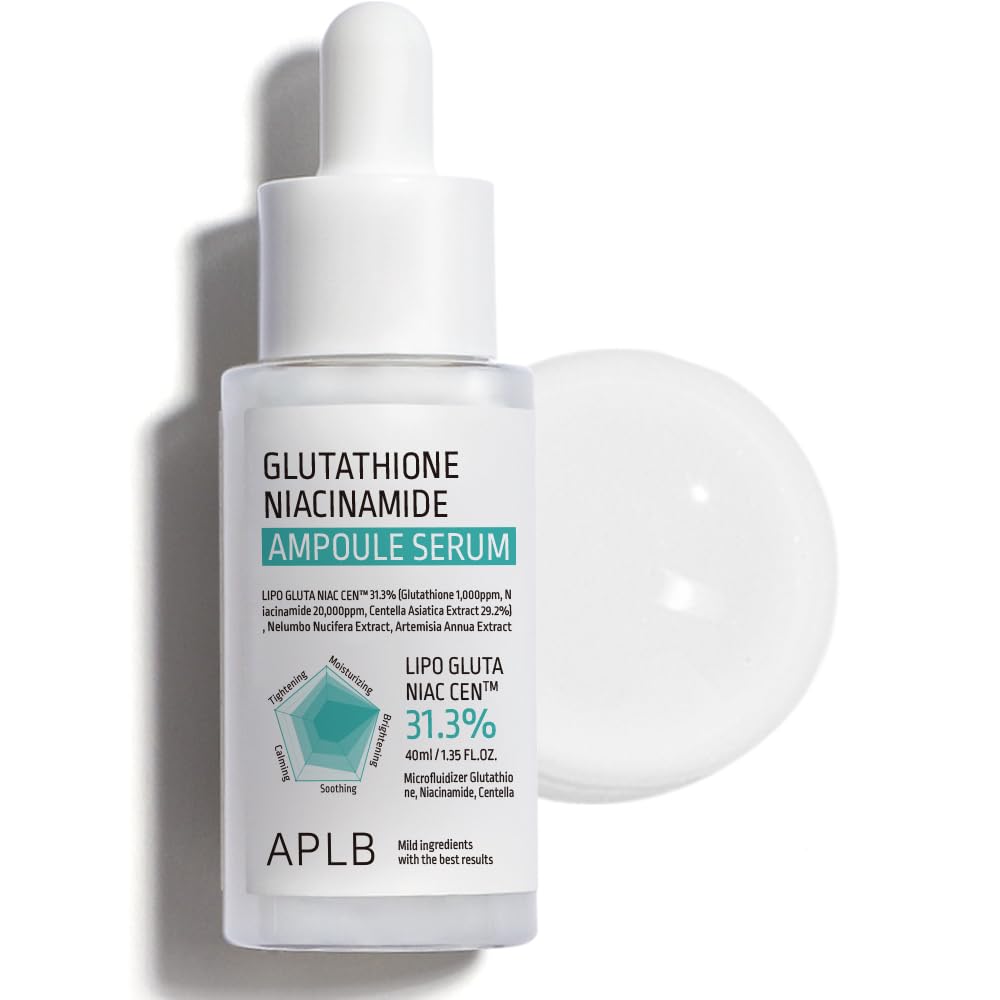 APLB Glutathione Niacinamide Ampoule bottle for long-lasting hydration and glow