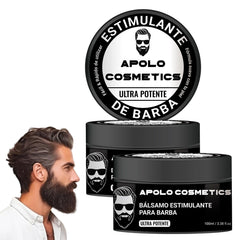 apolo cosmetics para-barba bottle pour enables easy daily beard conditioning.