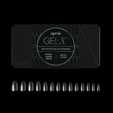 APRÉS Gel-X Almond box displays all 14 sizes for precise tip fitting and customization.