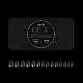 Aprés Gel-X almond box tips shown in a neat, salon-ready kit.