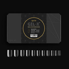 APRÉS Gel-X box inside tips demonstrates abundant sizes for perfect fit and flawless nail extensions