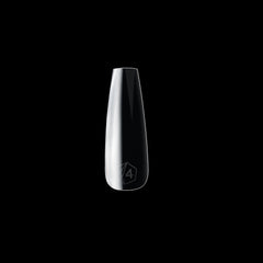 Aprés Gel-X tip size range 00 to 9 enables precise nail fit.
