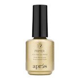 APRES non-acidic gel primer 15ml bottle closeup highlighting gentle nail prep and adhesion