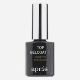 APRÉS Top Gelcoat X bottle with glossy finish for durable shine.