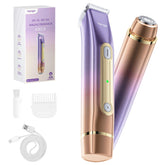 Aqeqpt Lady Bikini Shaver dual-head for versatile, precise grooming across face, body, and bikini.