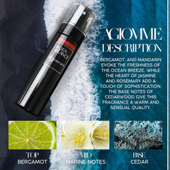 AQUA BLANCE agiomme-sea-sun-fragrance evokes coastal brightness for daytime wear