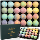 Aqua Elegante bath bomb gift packaging signals premium gifting experience.